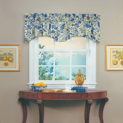  WAVERLY Waverly 10980080X018PCL Imperial Dress 80-Inch by 18-Inch Window Valance , Porcelain
