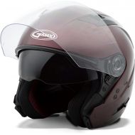 Gmax GMAX OF77 Mens Open Face Street Motorcycle Helmet - Wine Red X-Large