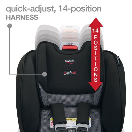  BRITAX Britax Marathon ClickTight Anti-Rebound Bar Convertible Car Seat - 1 Layer Impact Protection - Rear & Forward Facing - 5 to 65 Pounds, Vue