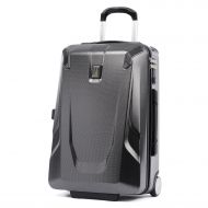 Travelpro Luggage Crew 11 22 Carry-on Slim Hardside Rollaboard w/USB Port, Obsidian Black/Blue Interior