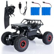 IFixer iFixer RC Cars Off-Road Rock Vehicle Crawler 2.4Ghz 4WD High Speed 1:14 Radio Remote Control Racing Cars Electric Fast Race Buggy Hobby Car Black