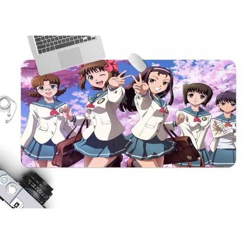  3D Idolmaster 631 Japan Anime Game Non-Slip Office Desk Mouse Mat Game AJ WALLPAPER US Angelia (W120cmxH60cm(47x24))