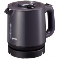 /Tiger TIGER Steam-Less Electric Kettle (0.8L) WAKUKO PCJ-A081-H (Gray)【Japan Domestic genuine products】