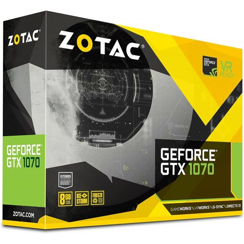  ZOTAC GeForce GTX 1070 Mini 8GB GDDR5 VR Ready Super Compact Gaming Graphics Card (ZT-P10700G-10M)