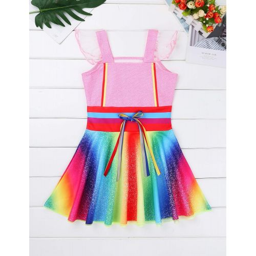  Agoky Girls Kids LOL Doll Surprise Princess Fancy Dress Carnival Halloween Cosplay Costumes Party Outfits