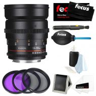 Rokinon DS 24mm T1.5 Cine Lens (DS24M-NEX) for Sony E-Mount + Accessory and Filter Bundle