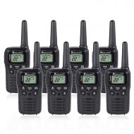 Midland T10X3 X-Talker T10 22 Channel FRS Walkie Talkie - Up to 20 Mile Range Two-Way Radio, 38 Privacy Codes & Weather Alert (3 Pack) - Black
