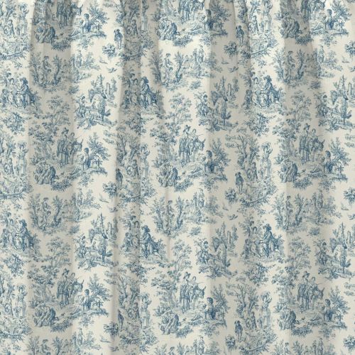  WAVERLY Waverly 15402052084CRF Charmed Life 52-Inch by 84-Inch Toile Single Window Curtain Panel, Cornflower