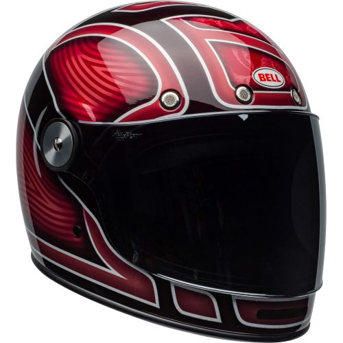 벨 Bell Bullitt Special Edition Full-Face Motorcycle Helmet (Hart-Luck Gloss Metallic Bubbles, Medium)