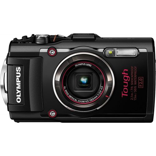  Olympus TG-4 16 MP Waterproof Digital Camera with 3-Inch LCD (Black)