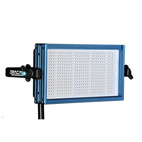  Dracast DRP-LK-3x500-DV 3 X LED500 Kit, Daylight with V-Mount Battery Plates (Blue)
