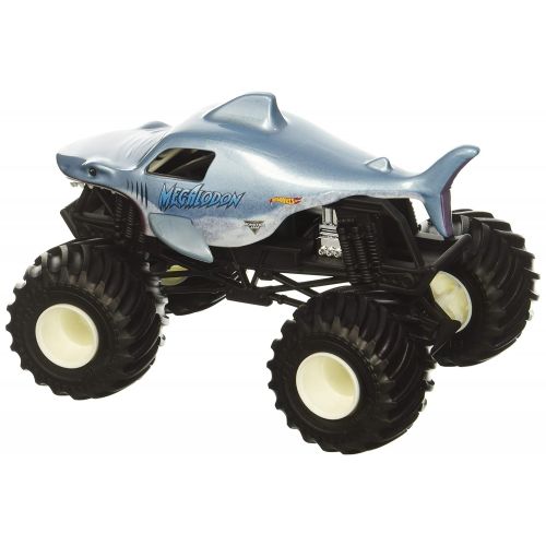  Hot Wheels Monster Jam Megalodon Vehicle, 1:24 Scale