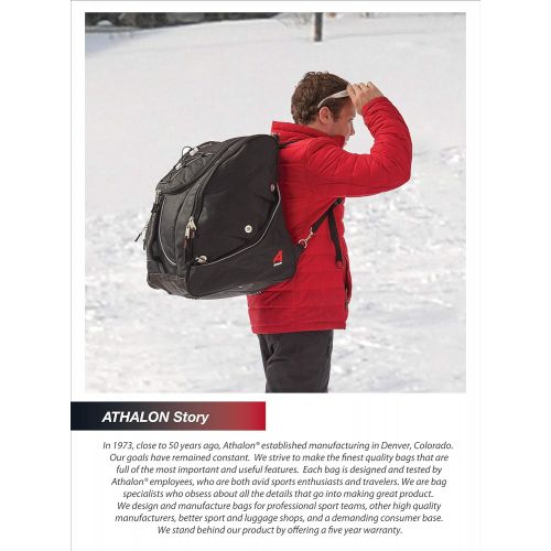  [아마존베스트]Athalon Everything Boot Bag/Backpack  SKI - Snowboard  Holds Everything  (Boots, Helmet, Goggles, Gloves)