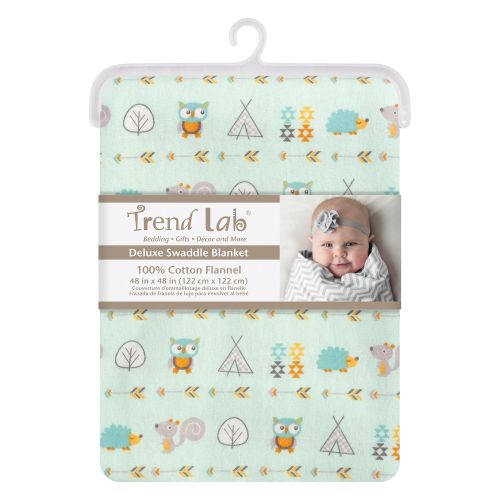  Visit the Trend Lab Store Trend Lab Southwest Adventure Jumbo Deluxe Flannel Swaddle Blanket