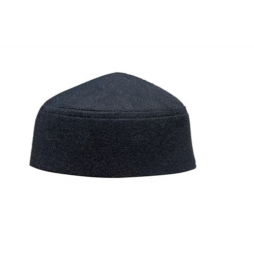  TheKufi Solid Black Moroccan Fez-Style Kufi Hat Cap w/Pointed Top