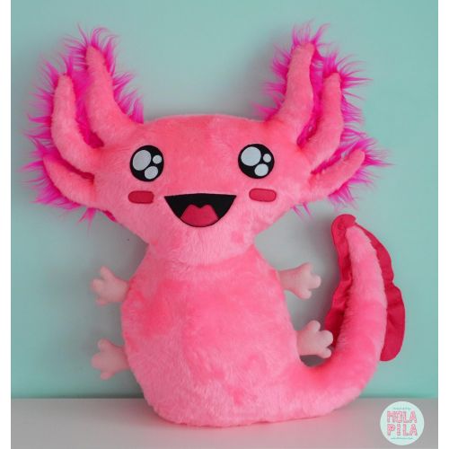  Mola Pila Pink Axolotl plush toy