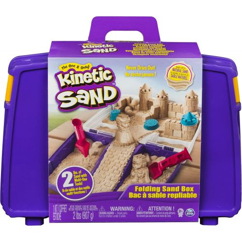  The One and Only Kinetic Sand, Folding Sand Box with 2lbs of Kinetic Sand