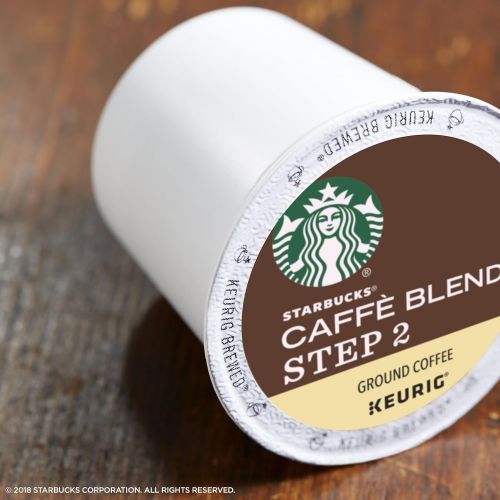 스타벅스 Starbucks White Chocolate Mocha Caffoe Latte Medium Roast Single Cup Coffee for Keurig Brewers, 4 boxes...