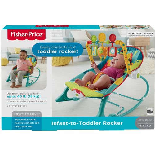 피셔프라이스 Fisher-Price Infant-to-Toddler Rocker,Circus Celebration