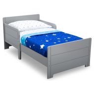 Delta Children MySize Toddler Bed, Grey with Serta Perfect Start Crib and Toddler Mattress