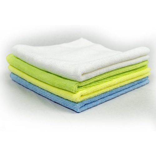  Ammex AMMEX - MF50G16X16BL - Microfiber Towel - Fast Absorbing, Soft and Lint Free, Machine Washable, Blue (Case of 144)