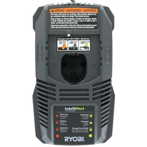  Ryobi P1832 18V One+ Handheld Drill/Driver and Impact Driver Kit (6 Piece Bundle, 1x P277 Drill / Driver, 1x P235 Impact Driver, 1x P118 Dual Chemistry Charger, 2x P102 18V Batteri