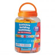 Educational Insights Sentence Building Dominoes, Ages 6 and Up, (114 Double-Sided Pieces and Storage Container)