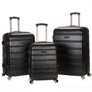 상세설명참조 Rockland Melbourne 3 Pc Abs Luggage Set, Magenta