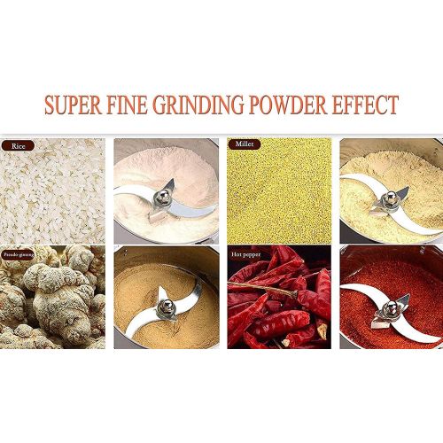  CGOLDENWALL 2000g Commercial electric stainless steel grain grinder mill Spice Herb Cereal Mill Grinder Flour Mill pulverizer