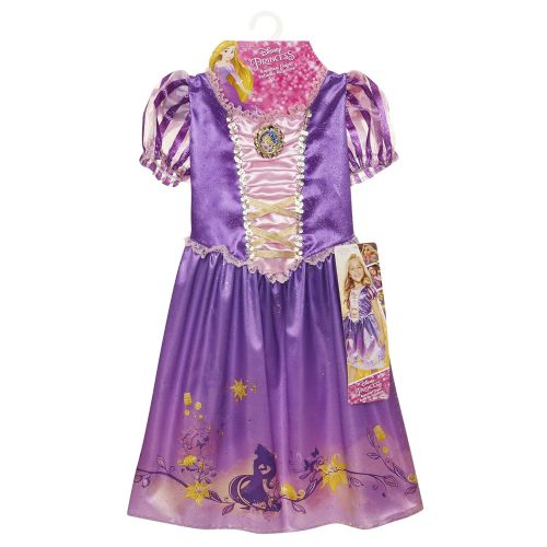 디즈니 Disney Princess 4315 Rapunzel Explore Your World Dress, Size: 4-6x, Purple/