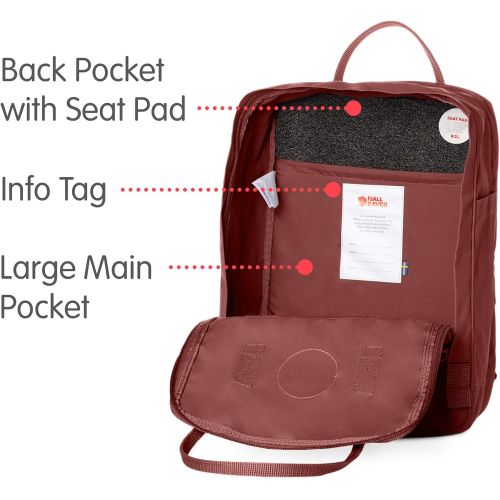  Fjallraven - Kanken Laptop 15 Backpack for Everyday, Dahlia