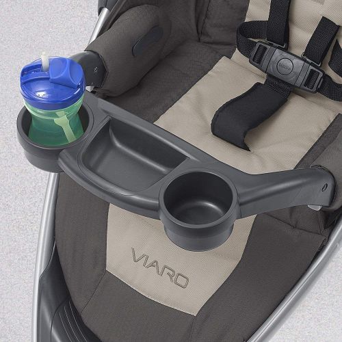 치코 Chicco Viaro KeyFit Fit2 Compatible 3 Wheel Quick Fold Jogging Stroller, Regatta