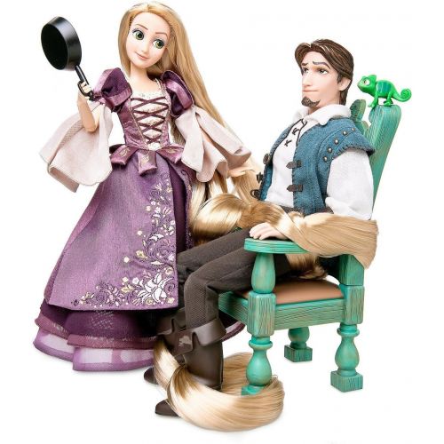디즈니 Disney Doll Deluxe Rapunzel and Flynn Doll Set Deluxe - Fairytale Collection - Limited Edition