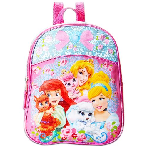 디즈니 Disney Princess Toddler Preschool Backpack 10 inch Mini Backpack (Disney Princess Palace Pets)