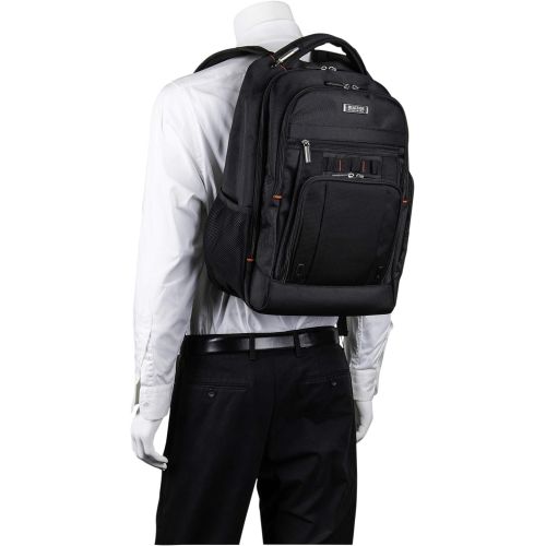  Kenneth+Cole+REACTION Kenneth Cole Reaction Polyester Triple Compartment 17 Laptop Business Backpack With Techni-cole Rfid Backpack