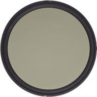 Heliopan 49mm Variable Gray Neutral Density Filter (704990) with specialty Schott glass in floating brass ring