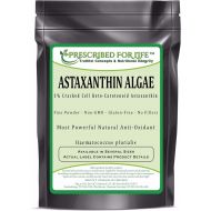 Prescribed For Life Astaxanthin - Natural Cracked Cell Wall Algae 1% Powder (Haematococcus plurialis), 12 oz