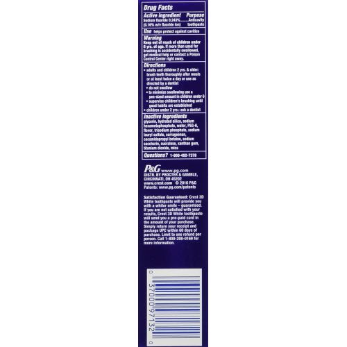  Crest 3D White Luxe Diamond Strong Toothpaste, 4.8 Ounce (Pack of 24)