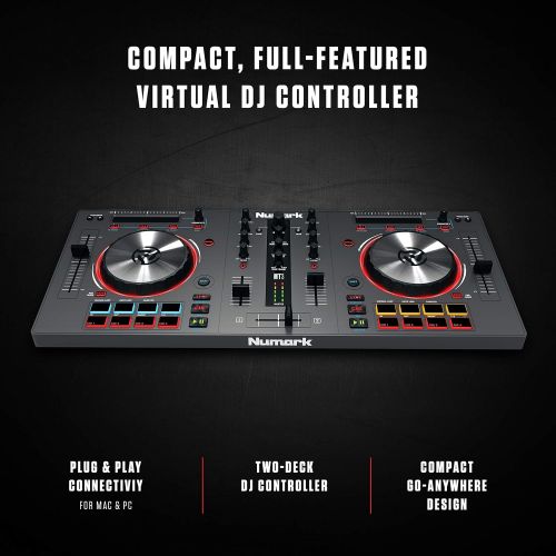  Numark Mixtrack 3 | All-in-one Controller Solution with Virtual DJ LE Software Download