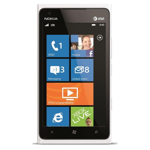  Nokia NOKIA LUMIA 900 IN WHITE 16GB UNLOCKED GSM - (3G HSDPA 85090019002100)