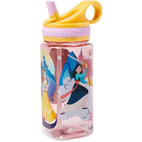 디즈니 Visit the Disney Store Disney Disney Princess Water Bottle with Built-In Straw