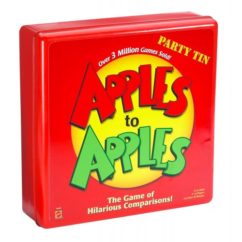 마텔 Mattel Games Mattel: Apples to Apples: Party Box - Deluxe Metal Case
