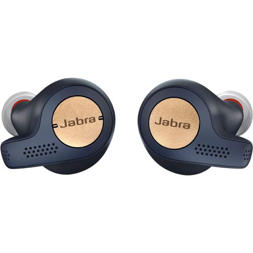 자브라 Jabra Elite Active 65t Alexa Enabled True Wireless Sports Earbuds with Charging Case  Copper Blue