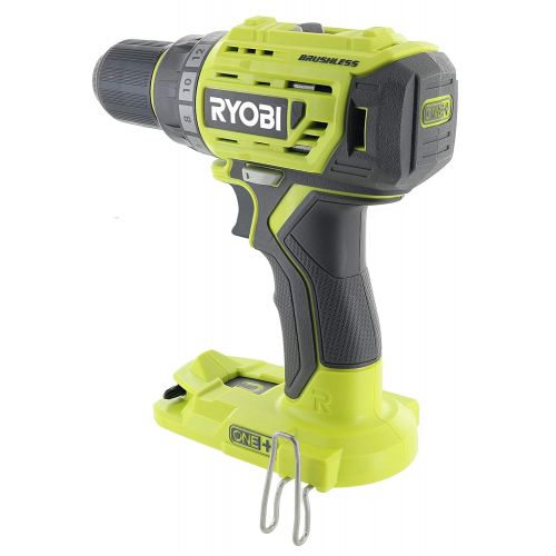  Ryobi P252 18V Lithium Ion Battery Powered Brushless 1,800 RPM 1/2 Inch Drill Driver w/ MagTray and Adjustable Clutch (Battery Not Included / Power Tool Only)