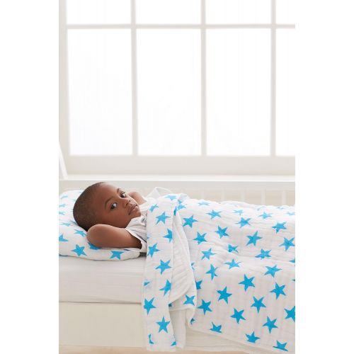  Aden + anais aden + anais classic toddler bed in a bag; fluro blue