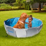 Alvantor Pet Foldable Swimming Pool Cat Puppy Shower Spa Dog Bathing Tub Kiddie Pools Portable Indoor Outdoor Pond Ball Pit 42x12 Patent Pending