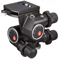 Manfrotto 410 Junior Geared Tripod Head with Quick Release and a ZAYKIR Quick Release Plate