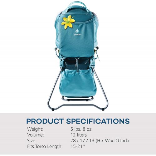  Deuter Kid Comfort Active and Kid Comfort Active SL (Womens Fit) - Child Carrier Backpacks