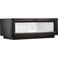 WAC Lighting WS-W2510-BZ Rubix LED Outdoor Rectangular Up and Down Wall Light Fixture, One Size, WhiteBronze