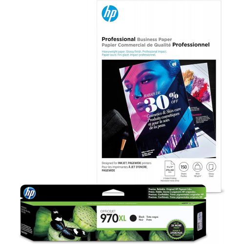 에이치피 HP 970XL Black High Yield Original Ink Cartridge (CN625AM) for HP Officejet Pro X451 X476 X551 X576